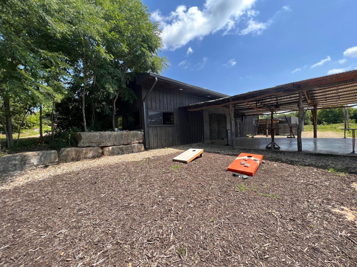 Cornhole at Circle S Ranch