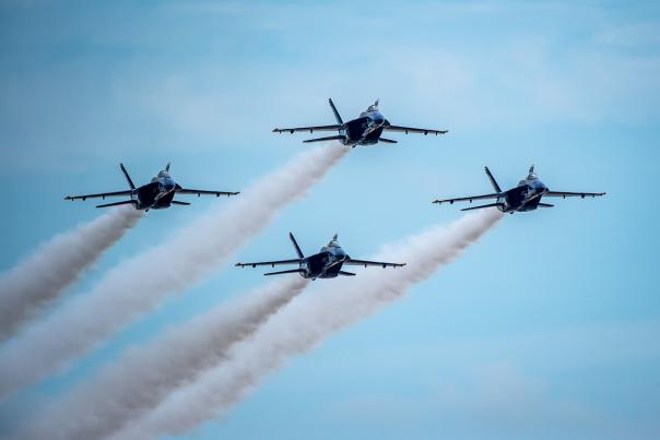 Blue Angels Frontiers in Flight Air Show Wichita - McConnell AFB