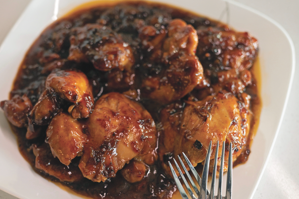 Honey Bourbon Chicken